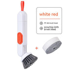 Exclusive Multi-Functional Liquid-Filled Cleaning Brush — White And Green — Alternate View 12