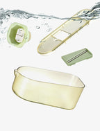 Exclusive Multifunction Transparent Vegetable Cutter — Veneer cutter Drainage basket — Size 3blades — Alternate View 13