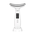 Exclusive Multifunctional Ice Compress Color Light Neck Beauty Instrument — White — Side View