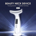 Exclusive Multifunctional Ice Compress Color Light Neck Beauty Instrument — White — Front View