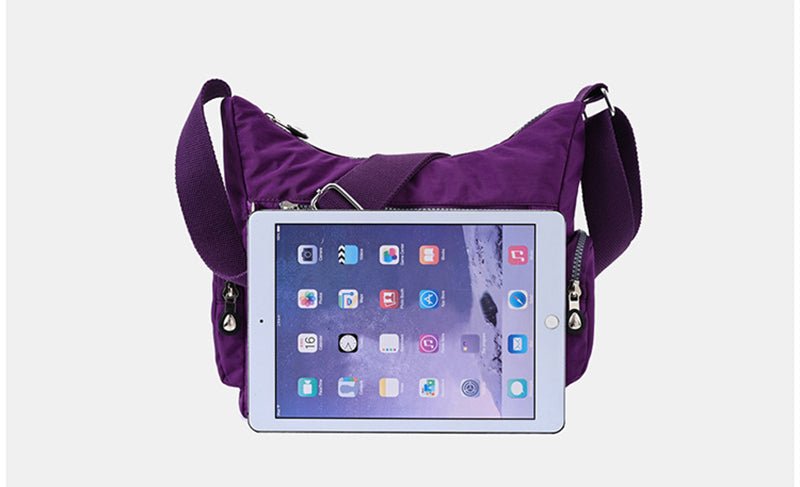 Exclusive Multiple Pockets Waterproof Crossbody Bags — Apricot — Alternate View 18