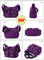 Exclusive Multiple Pockets Waterproof Crossbody Bags — Apricot — Alternate View 15