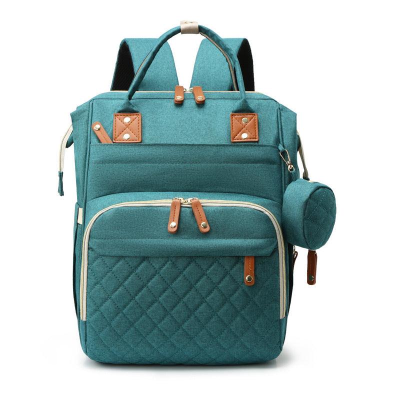 Exclusive Multifunctional Mummy Bag | Portable & Stylish Storage — Black — Detail View