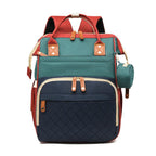 Exclusive Multifunctional Mummy Bag | Portable & Stylish Storage — Black — Back View