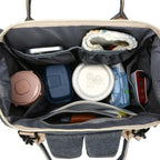 Exclusive Multifunctional Mummy Bag | Portable & Stylish Storage — Black — Side View
