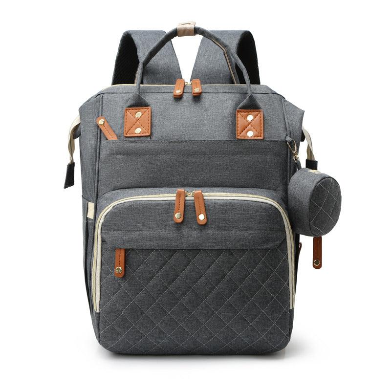 Exclusive Multifunctional Mummy Bag | Portable & Stylish Storage — Black — Lifestyle View