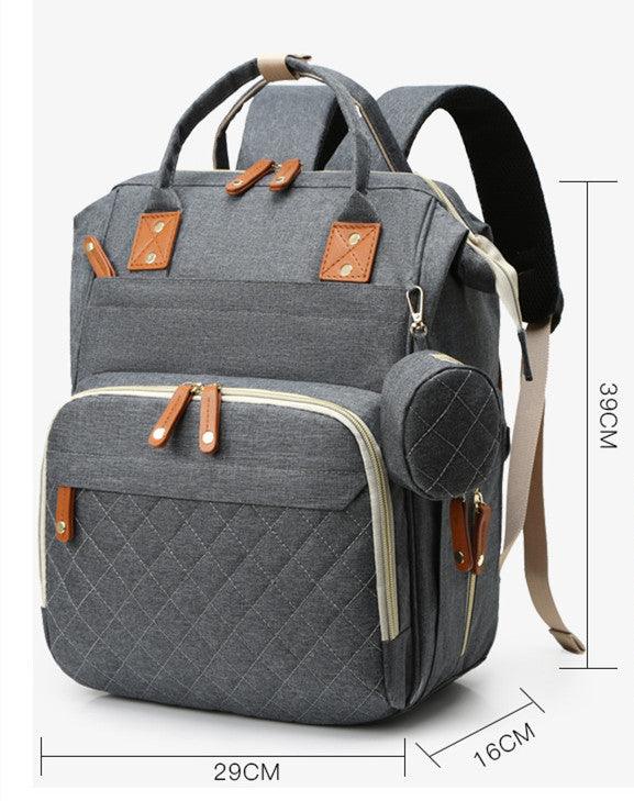 Exclusive Multifunctional Mummy Bag | Portable & Stylish Storage — Black — Alternate View 12