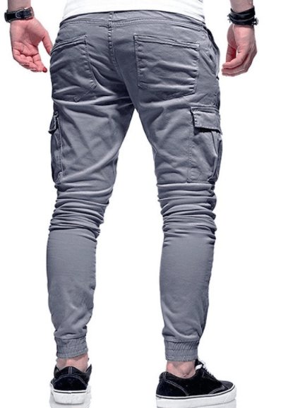 Exclusive Muscle Brothers Sports Pants — Dark Grey — Size 2XL — Top View