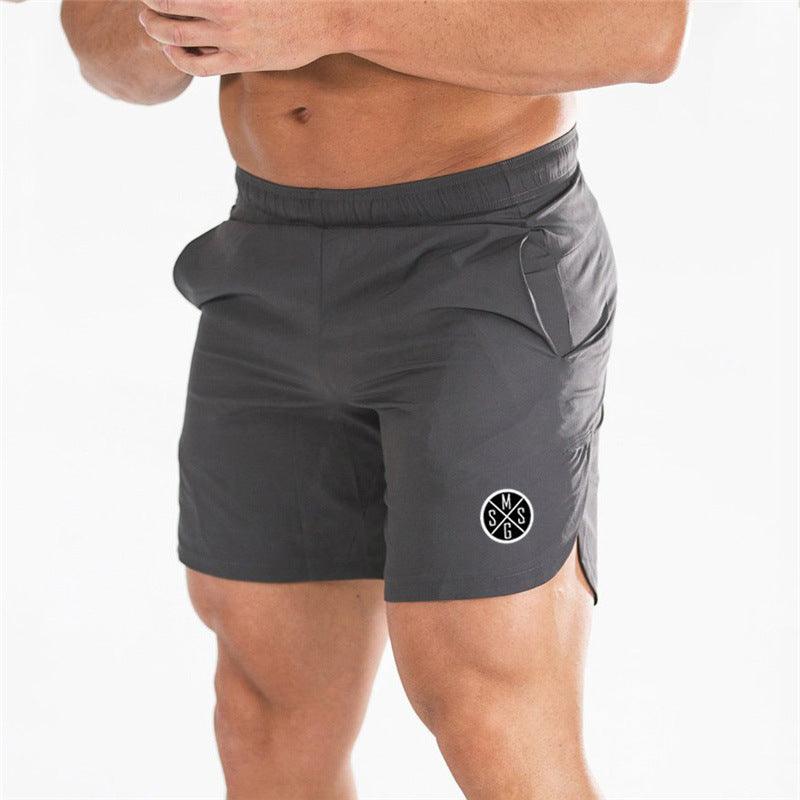 Exclusive Muscle Wear Gym Shorts — Army Green — Size L — Lifestyle View