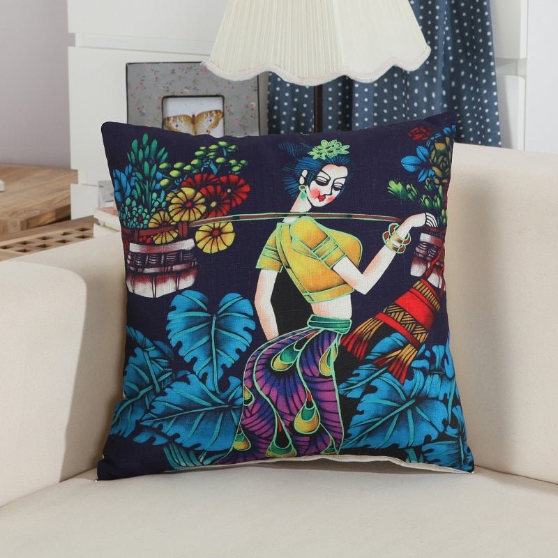 Exclusive National style sofa pillow — 2 style — Size 45x45cm — Alternate View 11