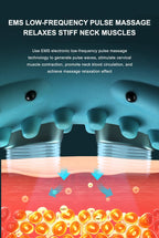 Exclusive Neck Massager Adults Cervical Spine Relief — Blue — Alternate View 19