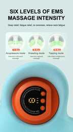 Exclusive Neck Massager Adults Cervical Spine Relief — Blue — Alternate View 12