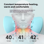 Exclusive Neck Massager Adults Cervical Spine Relief — Blue — Side View