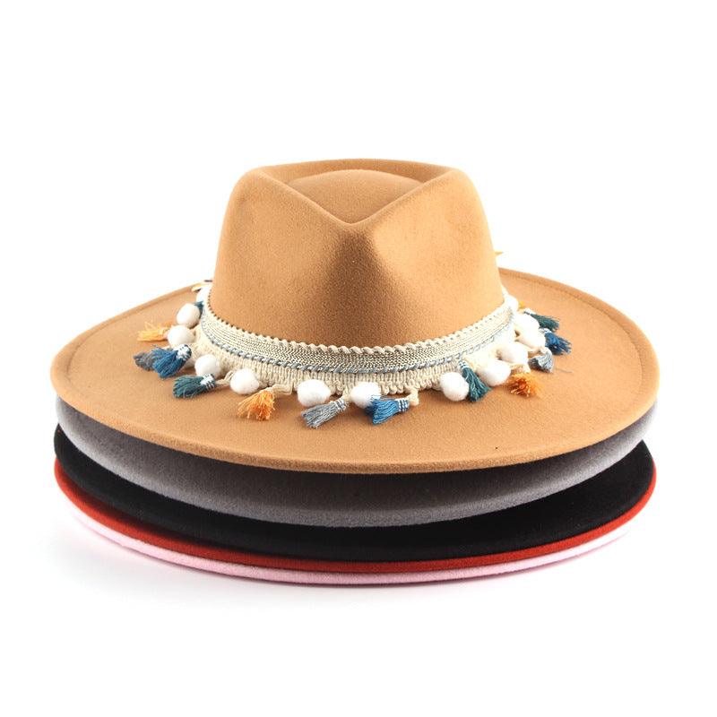 Exclusive New European And American Fashion Ladies Top Hat — Black — Size Adjustable — Alternate View 14