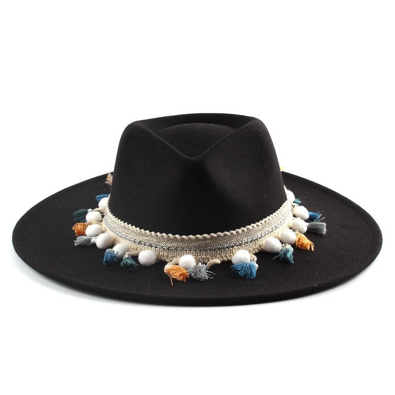 Exclusive New European And American Fashion Ladies Top Hat — Black — Size Adjustable — Alternate View 7