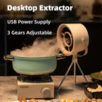 Exclusive New Portable Exhaust Fan — Black Gray — Front View