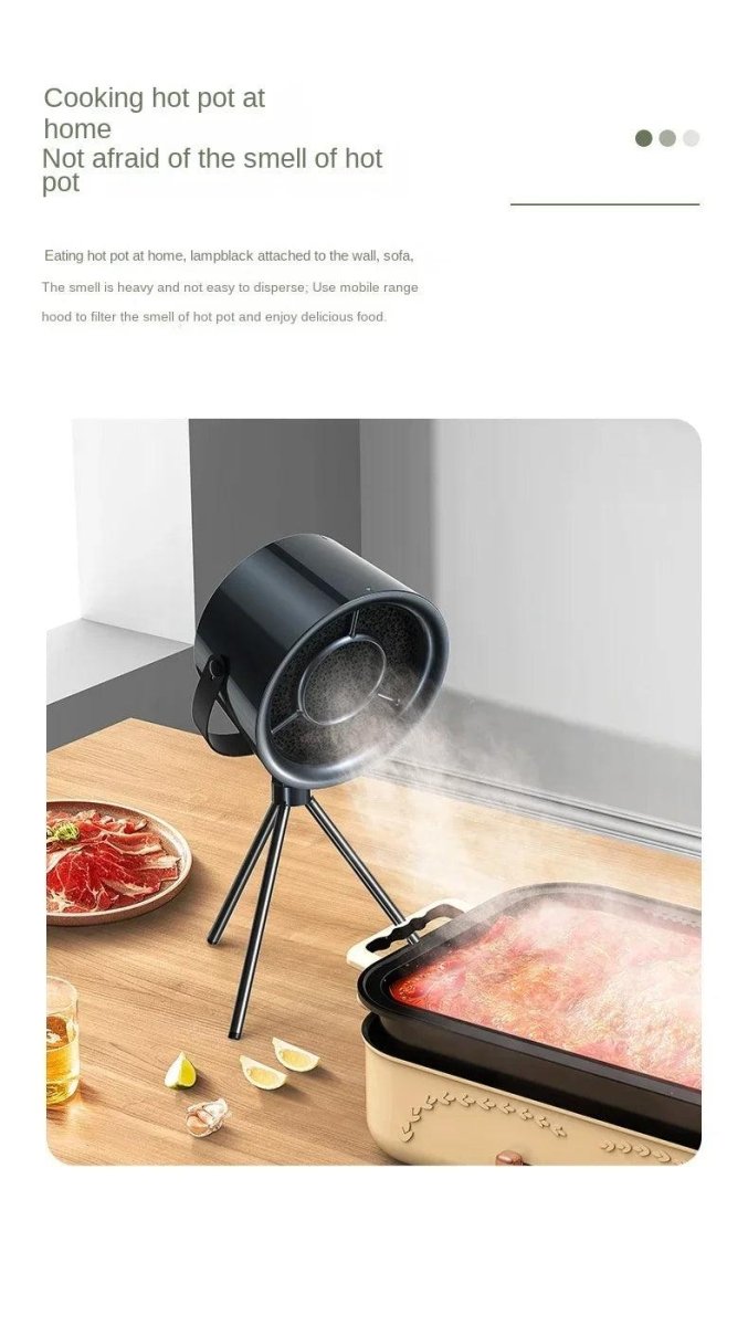 Exclusive New Portable Exhaust Fan — Black Gray — Alternate View 20