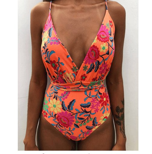 Exclusive Backless One-Piece Swimsuit — L — Size 10style — Alternate View 16