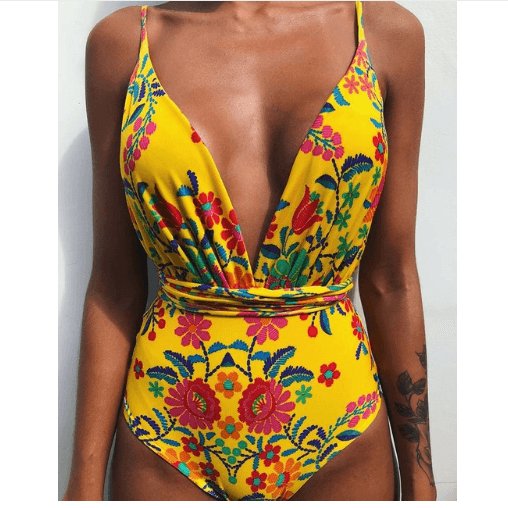Exclusive Backless One-Piece Swimsuit — L — Size 10style — Alternate View 15
