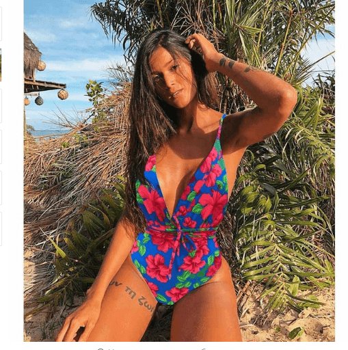 Exclusive Backless One-Piece Swimsuit — L — Size 10style — Alternate View 17