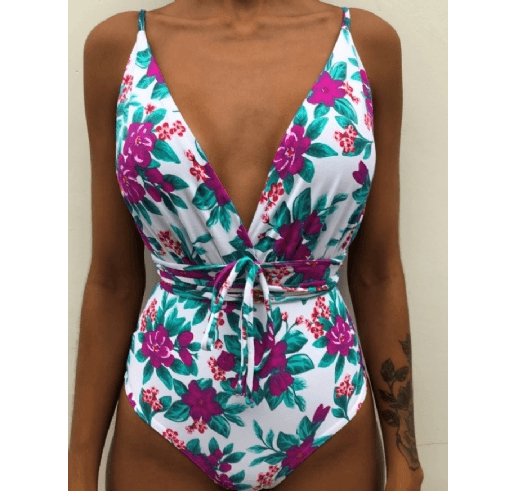 Exclusive Backless One-Piece Swimsuit — L — Size 10style — Alternate View 12