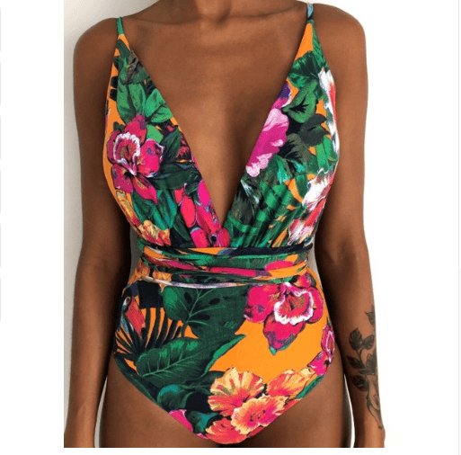 Exclusive Backless One-Piece Swimsuit — L — Size 10style — Alternate View 14