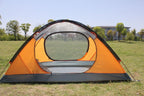 Exclusive Outdoor Double Camping Rainproof Tents — Blue — Back View
