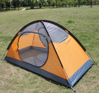 Exclusive Outdoor Double Camping Rainproof Tents — Blue — Side View
