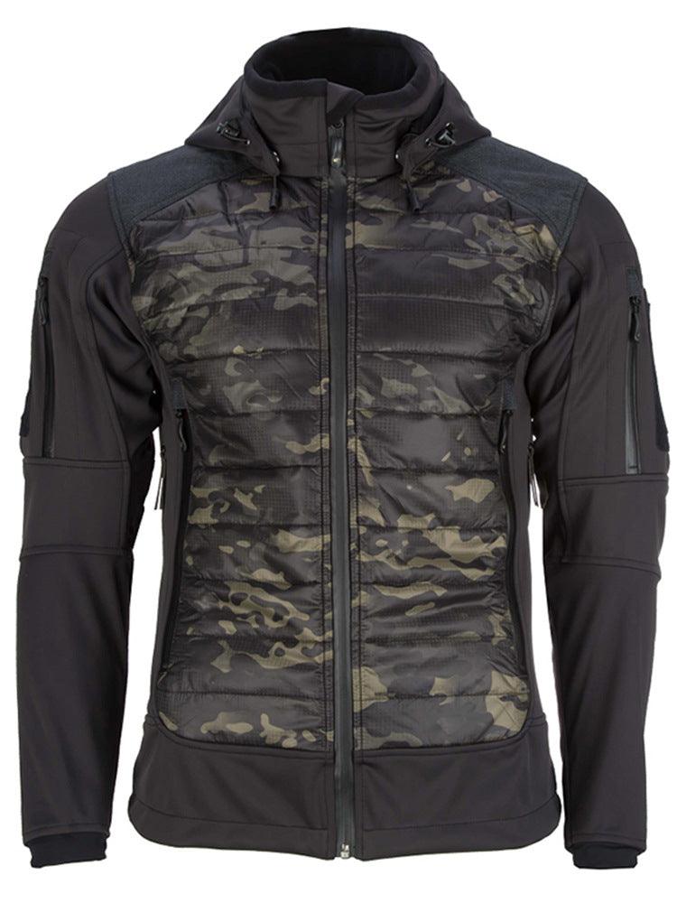 Exclusive Waterproof Slim Fit Mountaineering Jacket — Black — Size L — Detail View