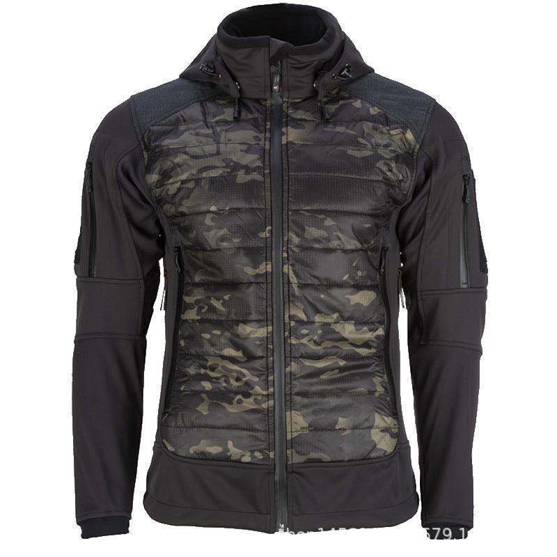 Exclusive Waterproof Slim Fit Mountaineering Jacket — Black — Size L — Side View
