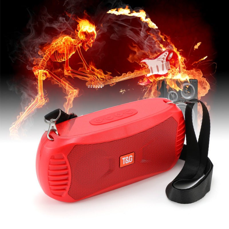 Exclusive Outdoor Portable Multifunctional Bluetooth Speaker — Grey — Lifestyle View