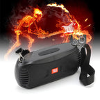 Exclusive Outdoor Portable Multifunctional Bluetooth Speaker — Grey — Back View