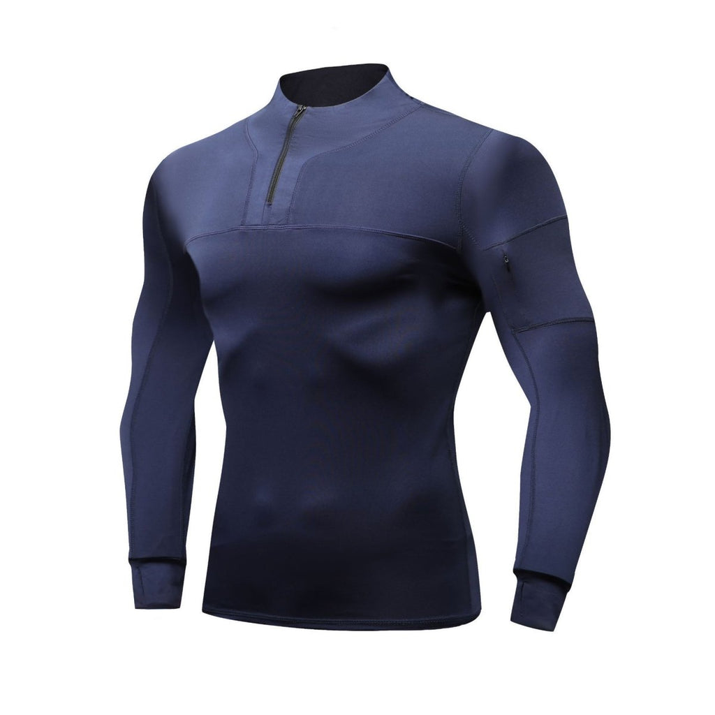 Exclusive Outdoor Tactics Workout Clothes — Navy Blue — Size S — Side View