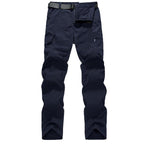 Exclusive Men's Quick-Dry Hiking Pants — Black — Size 2XL — Side View