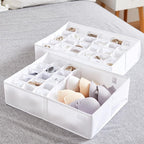 Exclusive Oxford Burger Underwear Socks Storage Box — Black — Detail View