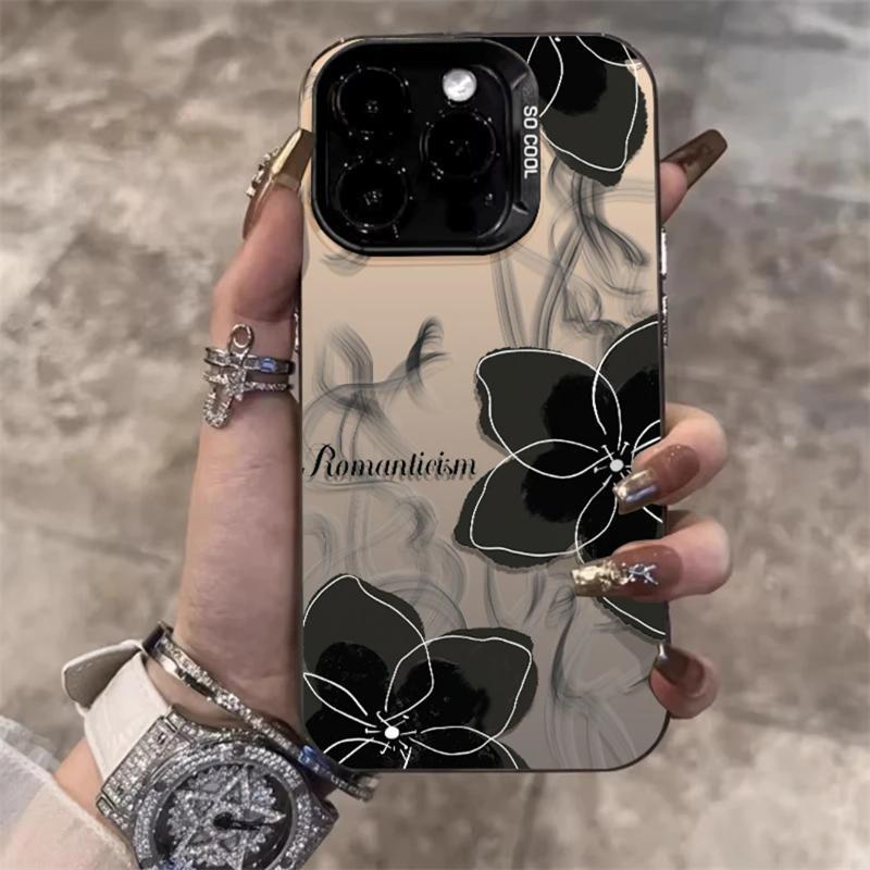 Exclusive Phone Case Drop-resistant — Moonlight White — Size Apple 15 — Side View