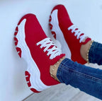 Exclusive Lace-up Sneaker For Women — Black — Size Size36 — Lifestyle View