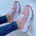 Exclusive Lace-up Sneaker For Women — Black — Size Size36 — Top View