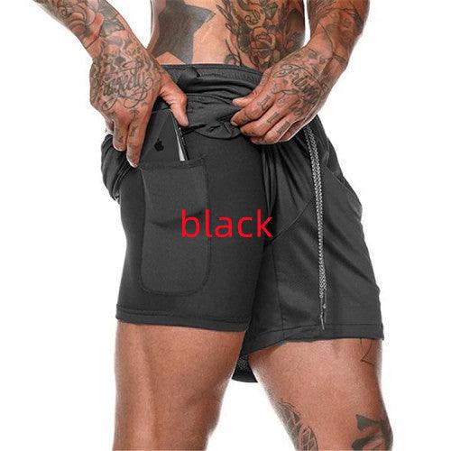 Exclusive Men's Pocket Compression Shorts — Army green camouflage — Size 2XL — Alternate View 15