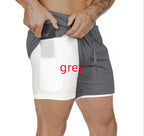 Exclusive Men's Pocket Compression Shorts — Army green camouflage — Size 2XL — Alternate View 18