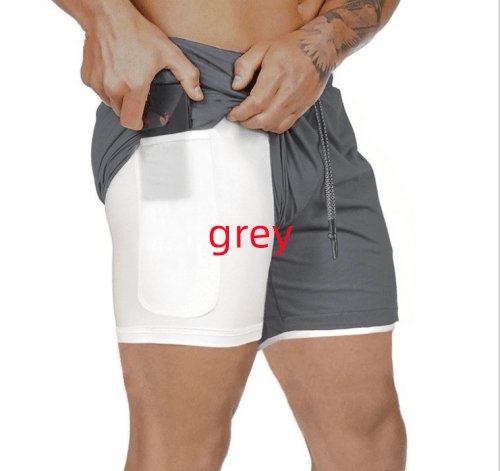 Exclusive Men's Pocket Compression Shorts — Army green camouflage — Size 2XL — Alternate View 18