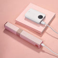 Exclusive Portable Hair Straightener & Curler — Green — Size USB — Width 1PC — Front View