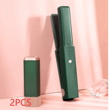 Exclusive Portable Hair Straightener & Curler — Green — Size USB — Width 1PC — Alternate View 7