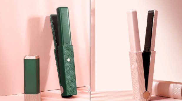 Exclusive Portable Hair Straightener & Curler — Green — Size USB — Width 1PC — Alternate View 9