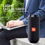 Exclusive Portable Multifunctional Bluetooth Speaker — Black — Side View