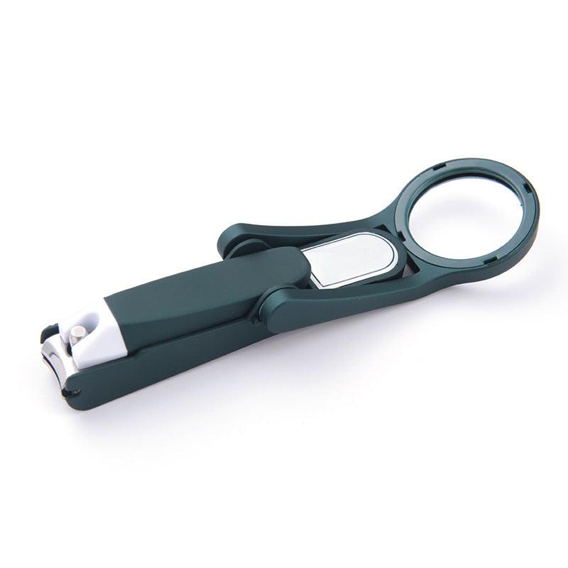 Exclusive Practical Nail Clippers | Stainless Steel Manicure Set — Pp Black — Top View