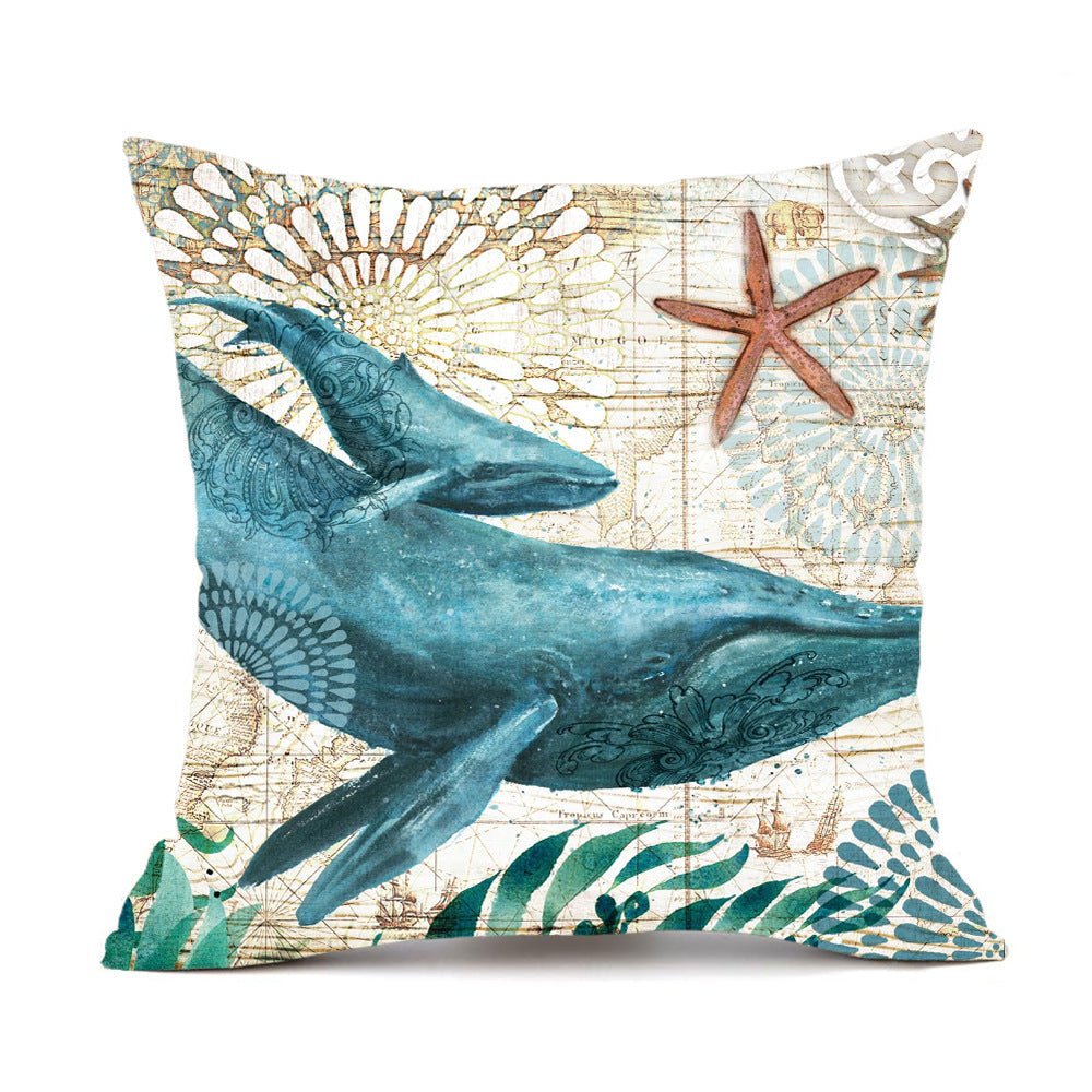 Exclusive Printed Throw Pillow Cases For Home Decor Sofa Chair Seat — A Human — Size 45x45cm — Alternate View 16