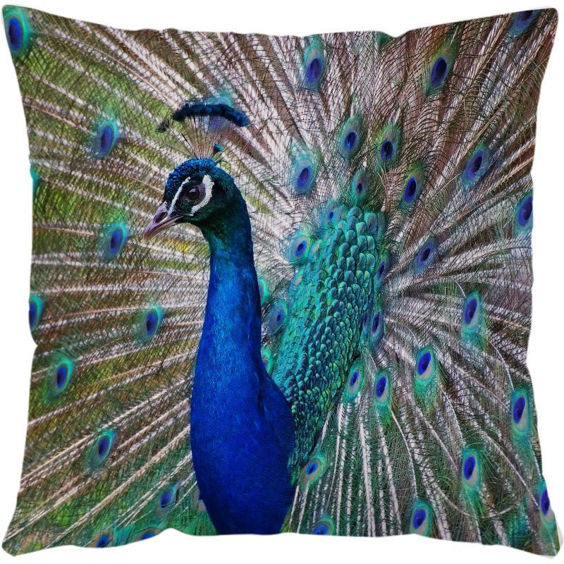 Exclusive Printed Throw Pillow Cases For Home Decor Sofa Chair Seat — A Human — Size 45x45cm — Alternate View 10