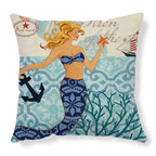 Exclusive Printed Throw Pillow Cases For Home Decor Sofa Chair Seat — A Human — Size 45x45cm — Lifestyle View