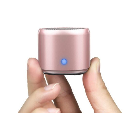 Exclusive Pro Mini Bluetooth Speaker with Bass Radiator — Pink — Alternate View 9